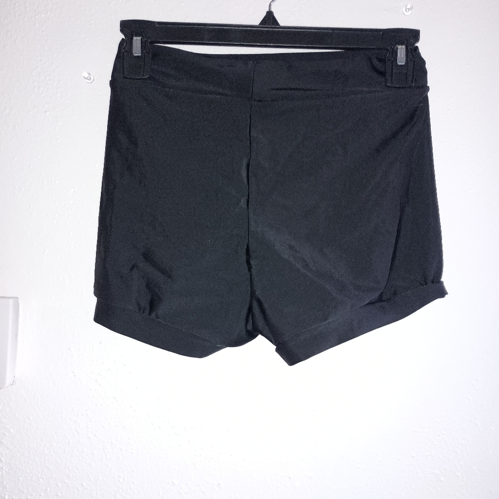 Women's Black Swim Shorts - Picture 3 of 5